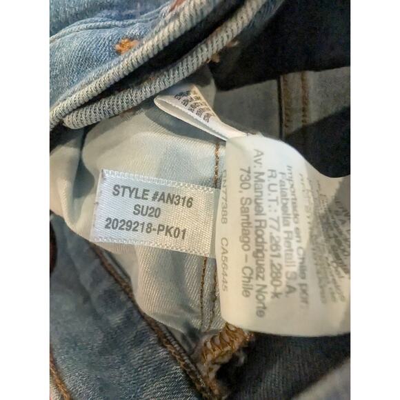 Madewell Roadtripper Crop Jeans Size 32 Light Wash Stretch Denim - Picture 5 of 6